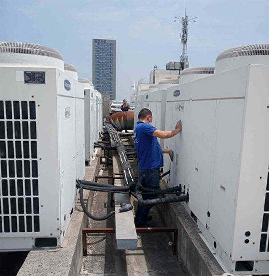 金昌中央空调制热和不制冷系统维修方法